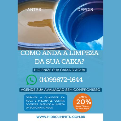 Limpeza e Manutenção de Caixa D'água - Garanta Água Pura e Segura no Ninho Verde II Eco Residence