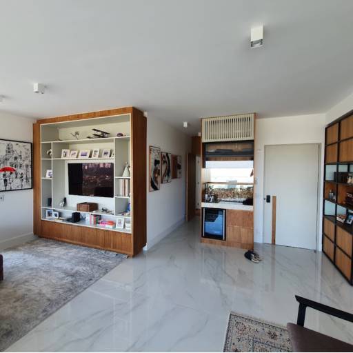 Estante TV e Móvel Bar - Sofisticação e Versatilidade para o seu Espaço - Guarulhos por Madeira&Metal