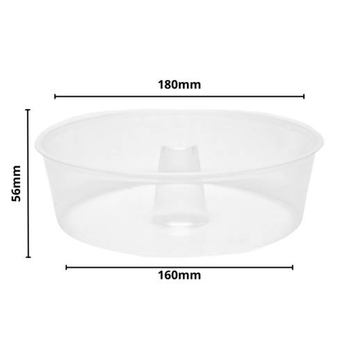 Forma Descartável para Pudim 550ml PW-64 - Precisão - Rio de Janeiro