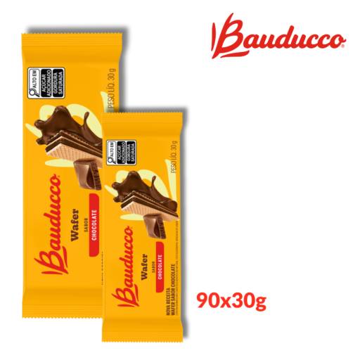 Wafer Bauducco Chocolate 30g - Sabor Crocante - São Paulo em Rio de Janeiro, RJ por Carla Helena Representações