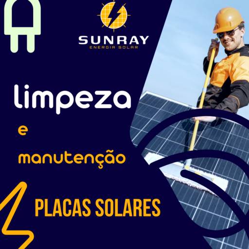 Serviços de Lavagem, Manutenção e Revisão de Placas Solares