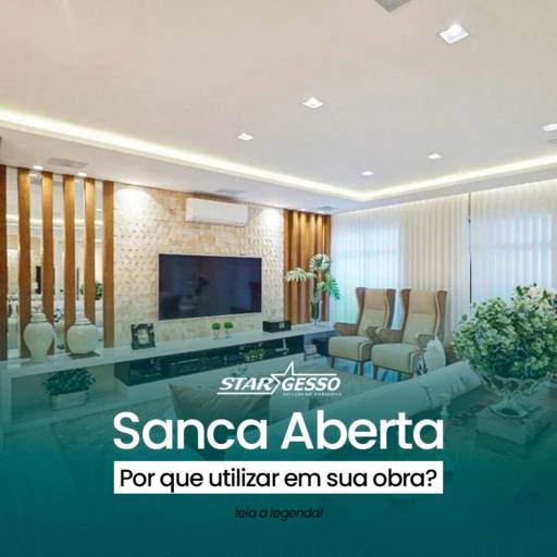 Sanca Aberta Gesso - Iluminação e Sofisticação em Barra Bonita