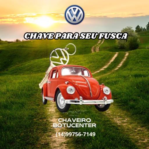 Chave para Fusca por Chaveiro Botucenter - Prestador de Serviços (24h)