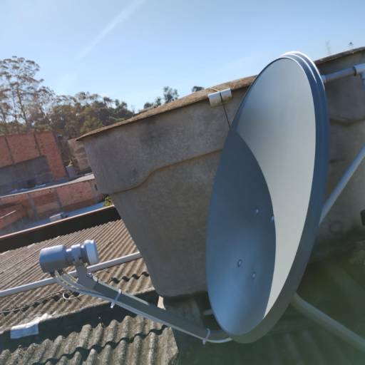 Antena Banda Ku para Quatro Pontos - Receba Sinal HD em Santo André com Instalação Profissional