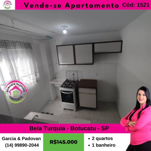 Vende se Apartamento em Botucatu Cód. 1521