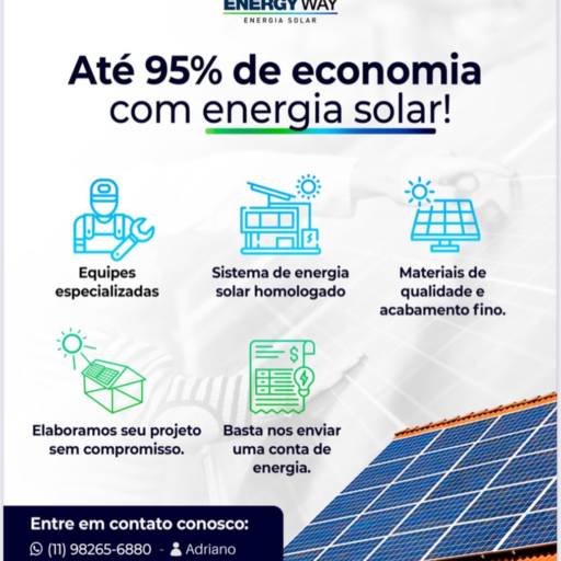 Energia Solar Fotovoltaica - Economia Sustentável em Mairinque
