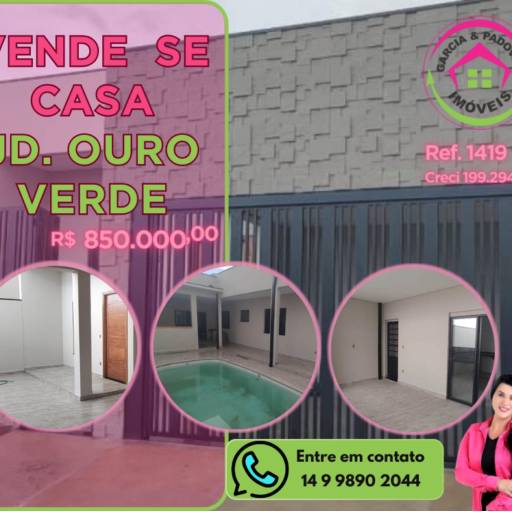 Casa à venda - Jd Ouro verde 