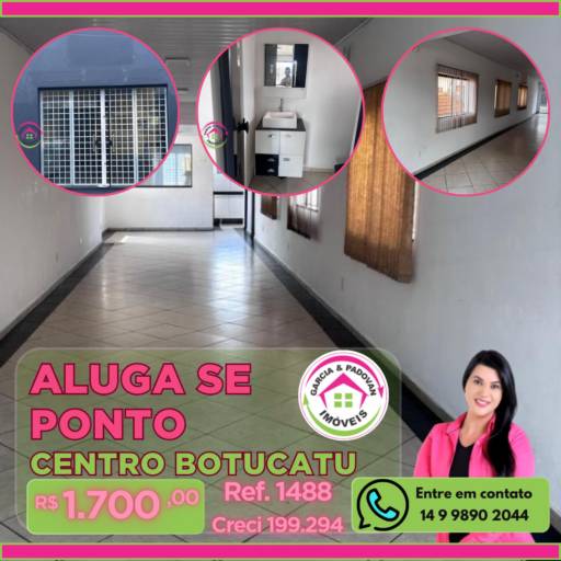 Aluga - se Ponto, Centro - Botucatu 
