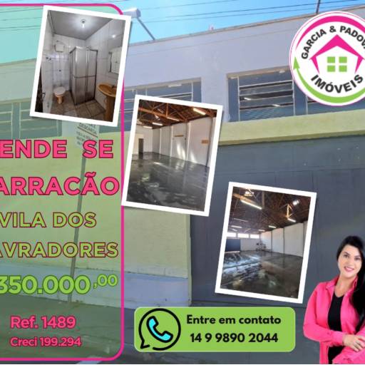 Vende - se Barracão, Vila dos Lavradores 