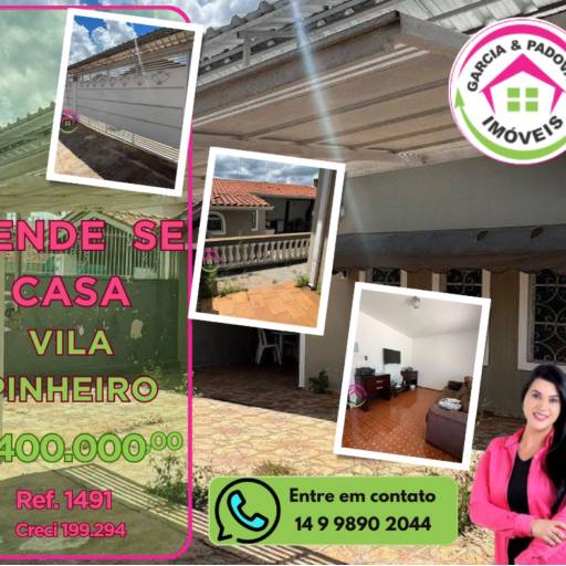 Vende - se Casa, Vila Pinheiro 
