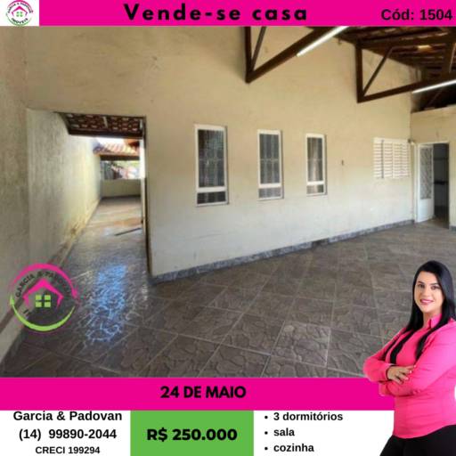 Vende - se Casa, 24 de maio
