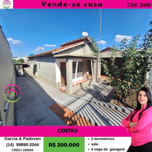 Vende - se Casa, centro