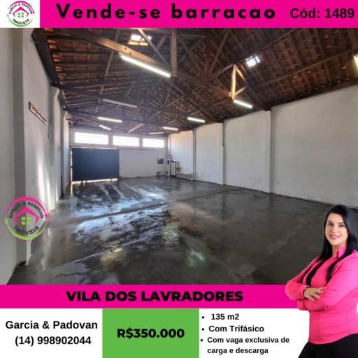 Vende - se Barracão, Vila dos Lavradores