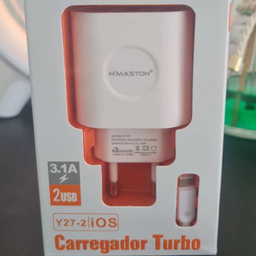 Carregador Turbo IOS H'MASTON PRO 3.1 - Carregamento Rápido em Alexânia por iPower Tech