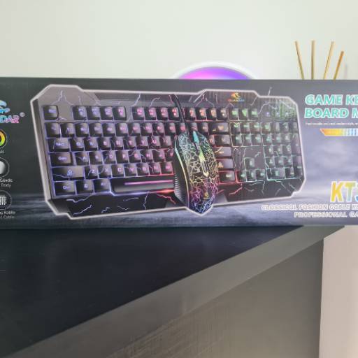 Teclado Gamer Semi-Mecânico com Mouse - Performance e Precisão em Alexânia por iPower Tech