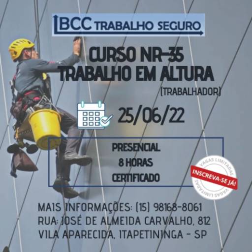 Curso NR-35 trabalho em altura 