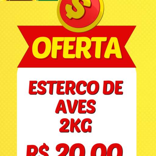 Esterco de Aves 2kg R$20,00 por Penha Garden