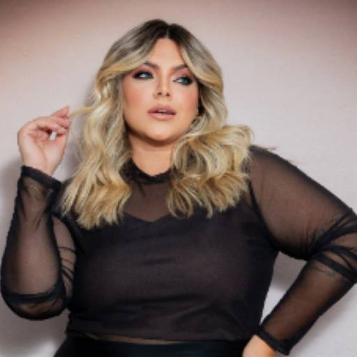 BLUSA TULE GOLA ALTA  por Dri Modas Loja I - Loja Feminina Slim ao Plus Size