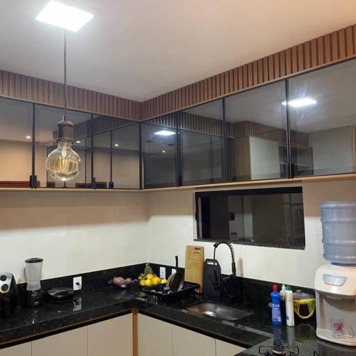 Cozinha Planejada Instalada em São Bento do Trairí/RN por Jaelson Móveis Planejados