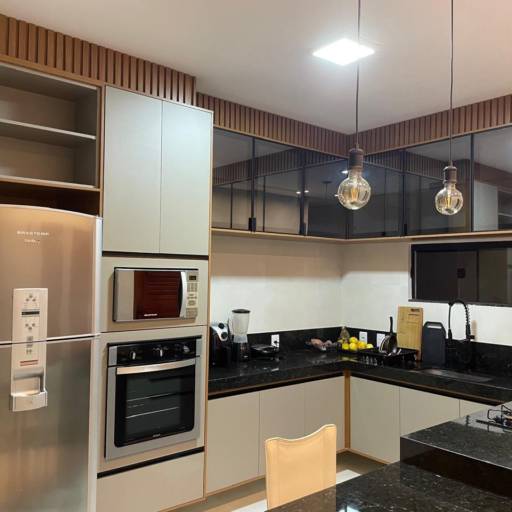 Cozinha Planejada Instalada em São Bento do Trairí/RN por Jaelson Móveis Planejados