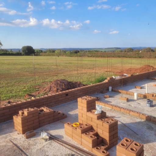 Construção de Casas Feitas de Tijolos Ecológicos por Ecomatton Indústria & Comércio LTDA