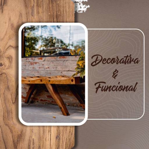 Banco de Madeira Rústica para Área Externa em Bauru