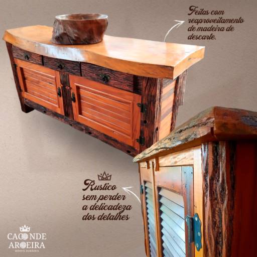 Aparador em Madeira Rústica em Bauru