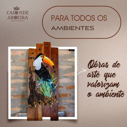 Decoração em Madeira Rústica em Bauru por Caconde Aroeira