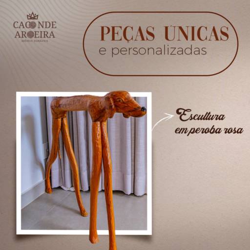 Escultura em Madeira Rústica em Bauru