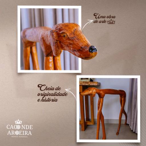 Escultura em Madeira Rústica em Bauru por Caconde Aroeira
