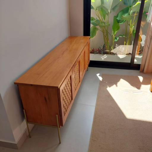 Rack de Madeira Rústica em Bauru