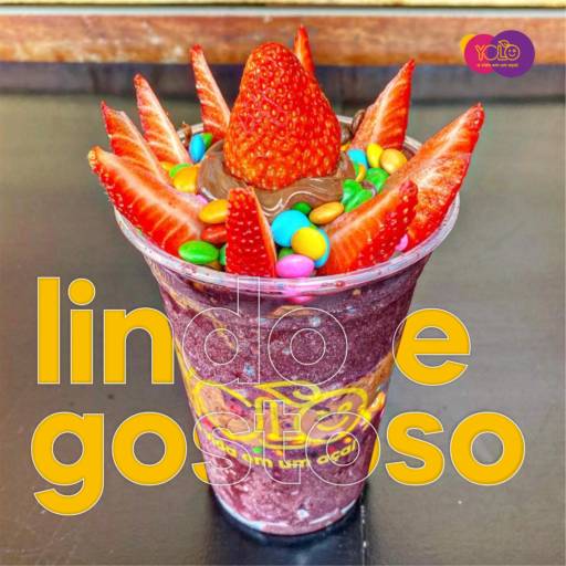 Açaí no copo  por Yolo Açaí Barão de Jundiai