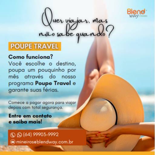 Poupe Travel  por Blend Way Viagens
