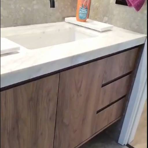 Projeto de Banheiro Planejado realizado em Osasco por Marcenaria Divino