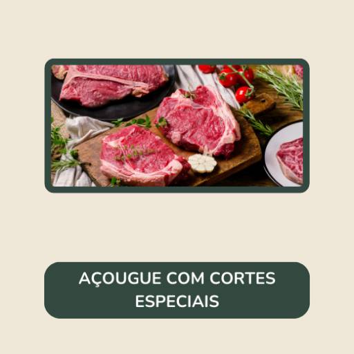 açougue com cortes especiais