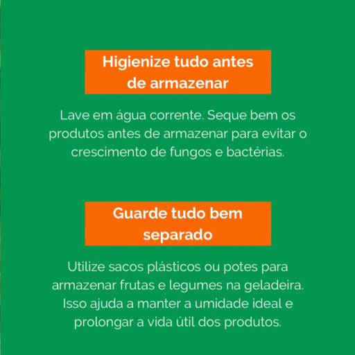 4 Dicas do Horti Fruti Sítio Palmital para conservar seus Produtos  por Sítio Palmital Hortifrúti Delivery 
