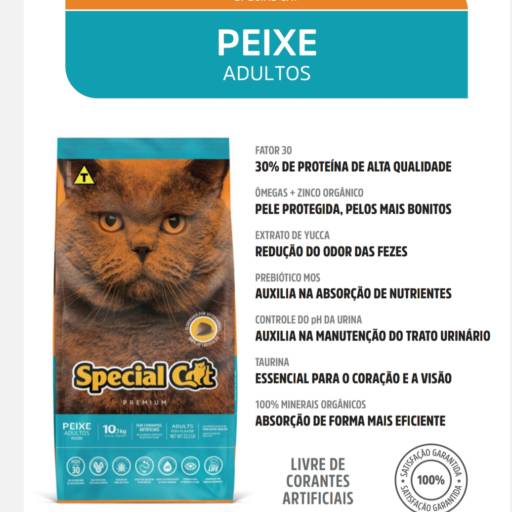 Special Cat Peixe Adulto 