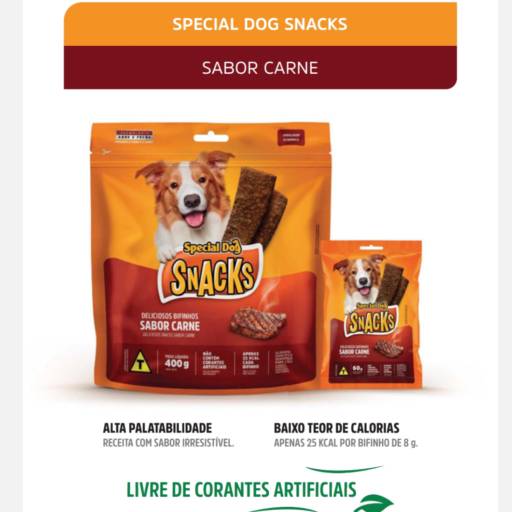 Special Dog Snacks Sabor Carne