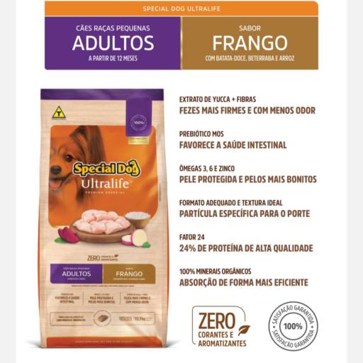 Comprar o produto de Special Dog Ultralife Adultos de Frango em Ração para Cachorros pela empresa Casa Pet Shop JN em Foz do Iguaçu, PR por Solutudo