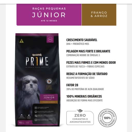 Special Dog Prime Raça Pequena Junior 