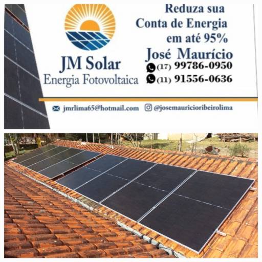 Sistema Solar: Venda e Limpeza de Painéis Solares para Economia de Energia Elétrica em Jales, SP por JM Solar Energia Fotovoltaica
