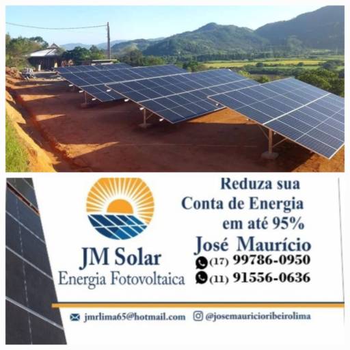 Sistema Solar: Venda e Limpeza de Painéis Solares para Economia de Energia Elétrica em Jales, SP por JM Solar Energia Fotovoltaica