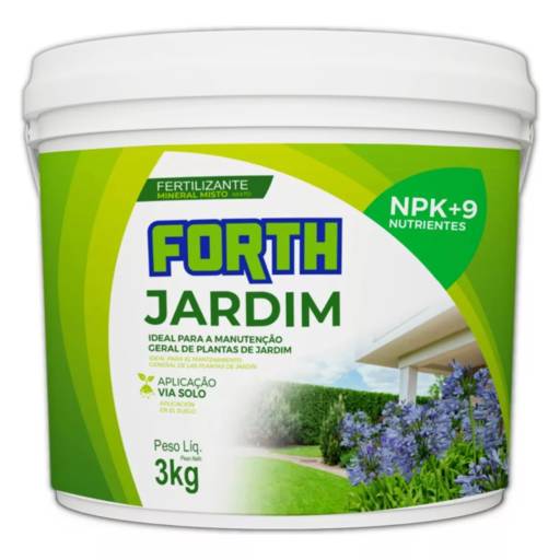 Adubo FORTH JARDIM 3KG: Nutrição Completa para um Jardim Saudável e Vigoroso - São Manuel, SP