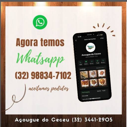 Aceitamos Pedidos! por Açougue do Ceceu