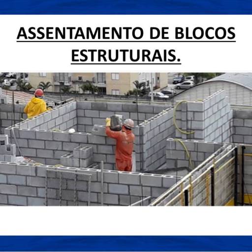 Assentamento de Blocos Estruturais por Central da Laterita