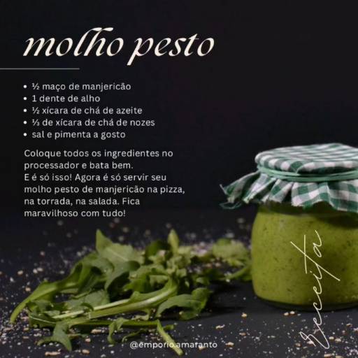 Molho pesto por Empório Amaranto