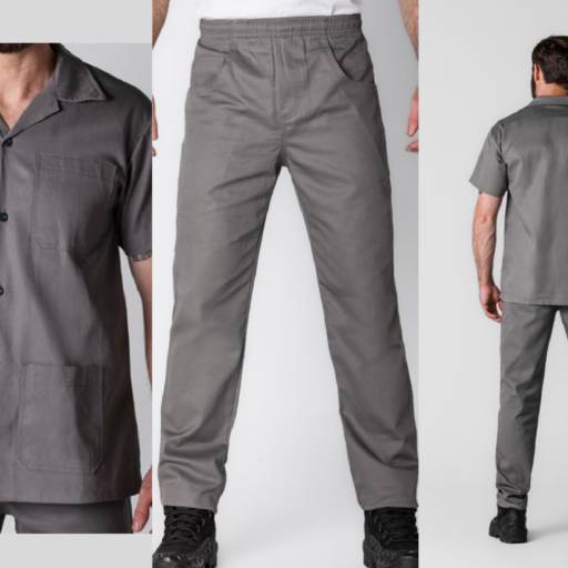 Jaleco e Calça Operacional Unissex por Uniformes & Cia