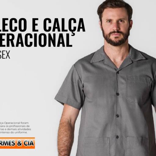 Jaleco e Calça Operacional Unissex por Uniformes & Cia