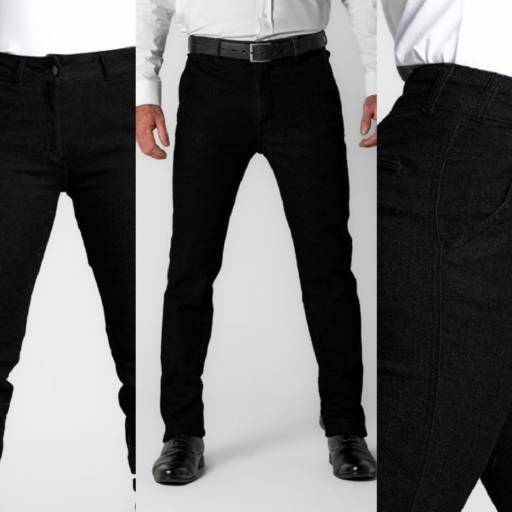 Calça Jeans Black  por Uniformes & Cia