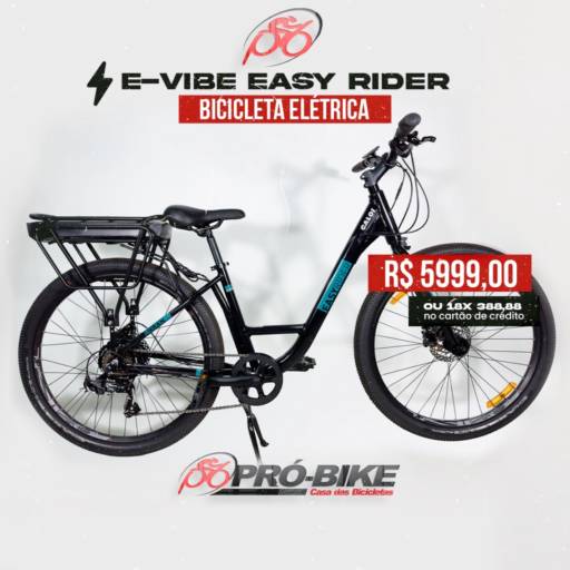 Bicicleta Elétrica Caloi Easy Rider – Mobilidade Sustentável com Conforto – Dourados, MS por BIKESHOP BY PRÓ-BIKE 